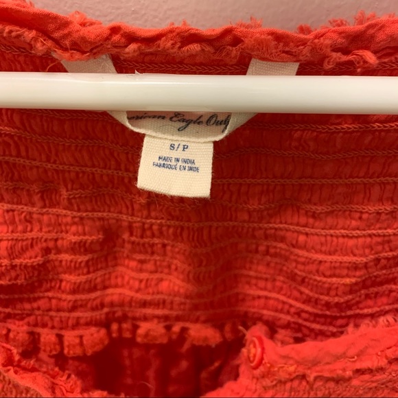 Boho Flowy Cute Hippie American Eagle Top - Picture 3 of 6